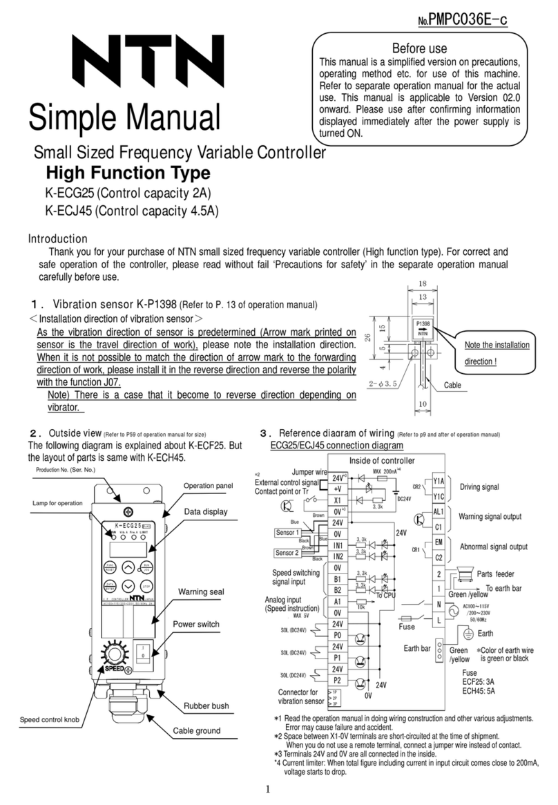 NTN K-ECG25 Simple manual