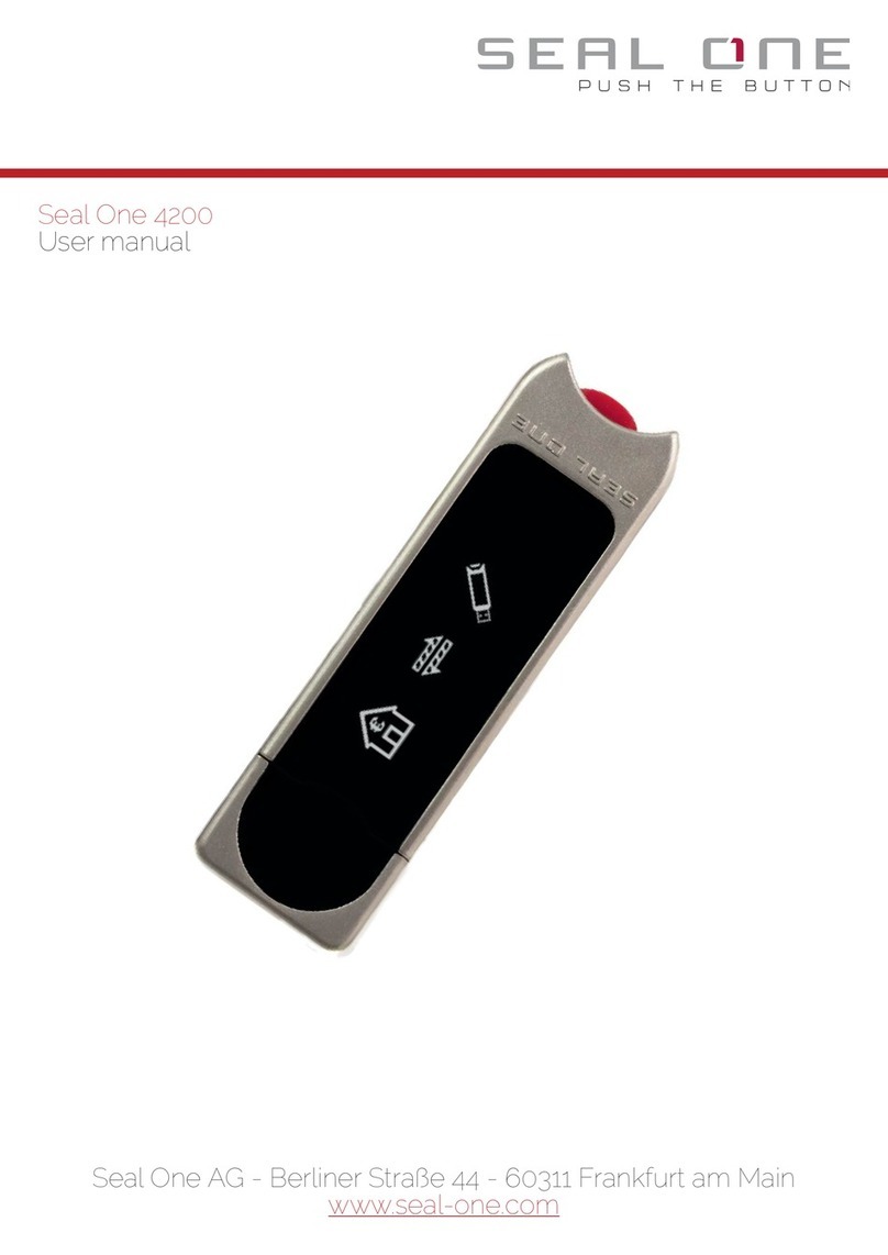 Seal One 4200 user manual