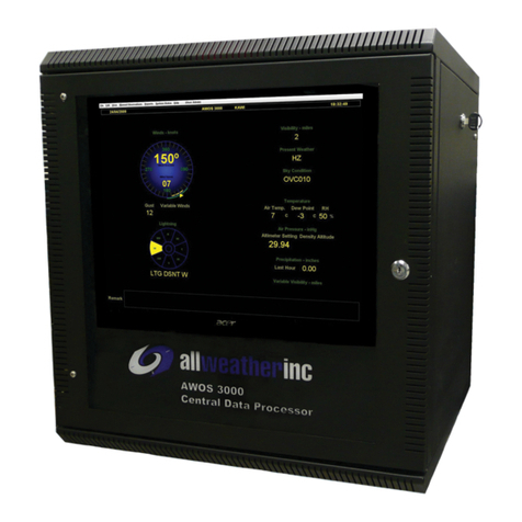 All Weather Inc AWOS 3000 User manual