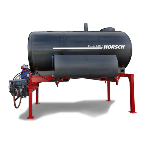 horsch Shuttle 8.000 L operating instructions