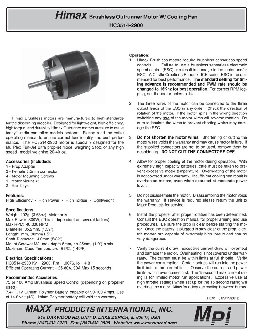MPI Himax HC3514-2900 quick start guide MPI Himax HC3514-2900 quick start guide