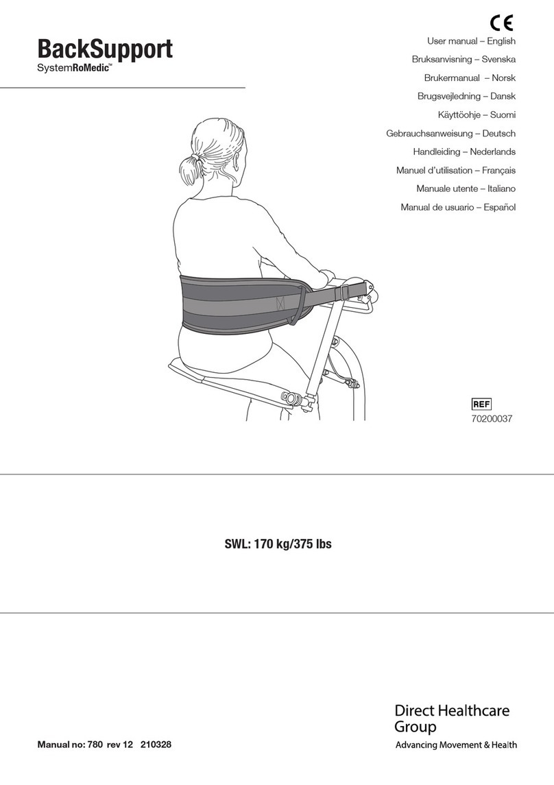 SystemRoMedic BackSupport user manual