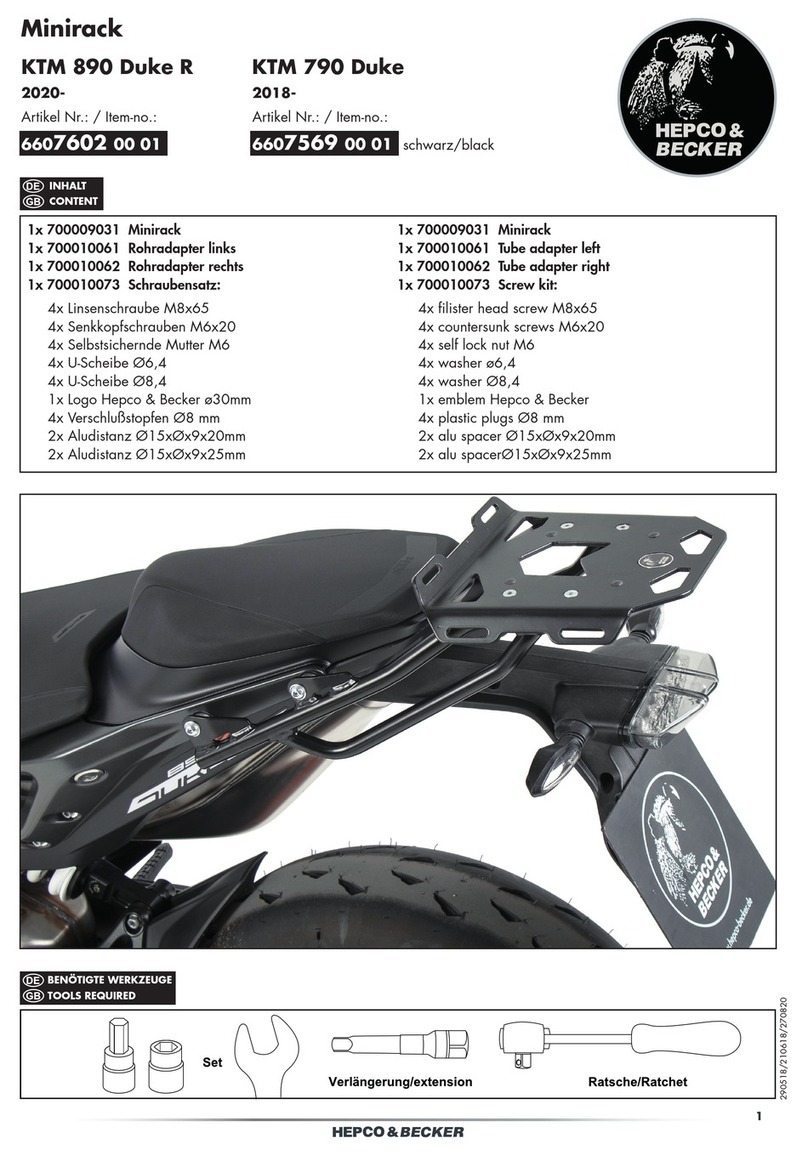 hepco & becker 6607602 00 01 User manual