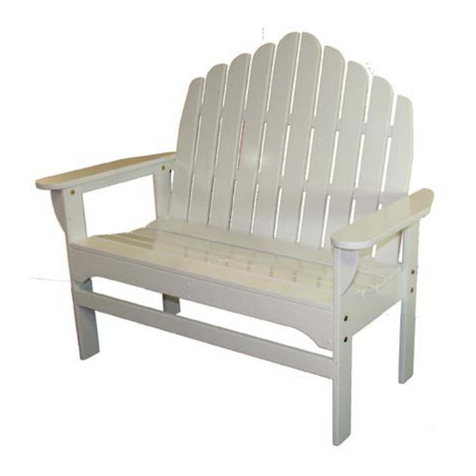 L.L.Bean ADIRONDACK BENCH User manual