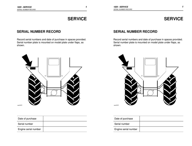 Ditch Witch 1820 Assembly instructions