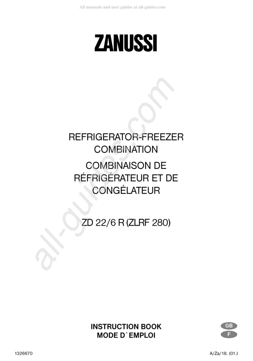 Zanussi ZD22/6R User manual