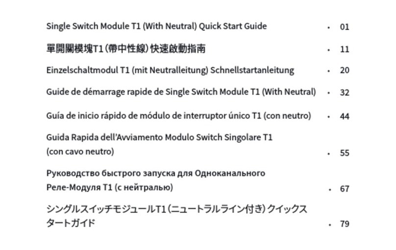 Aqara T1 quick start guide