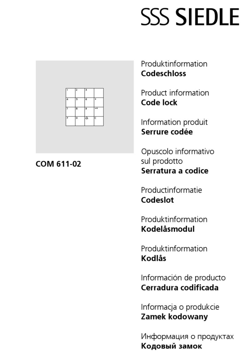 SSS Siedle COM 611-02 Product information