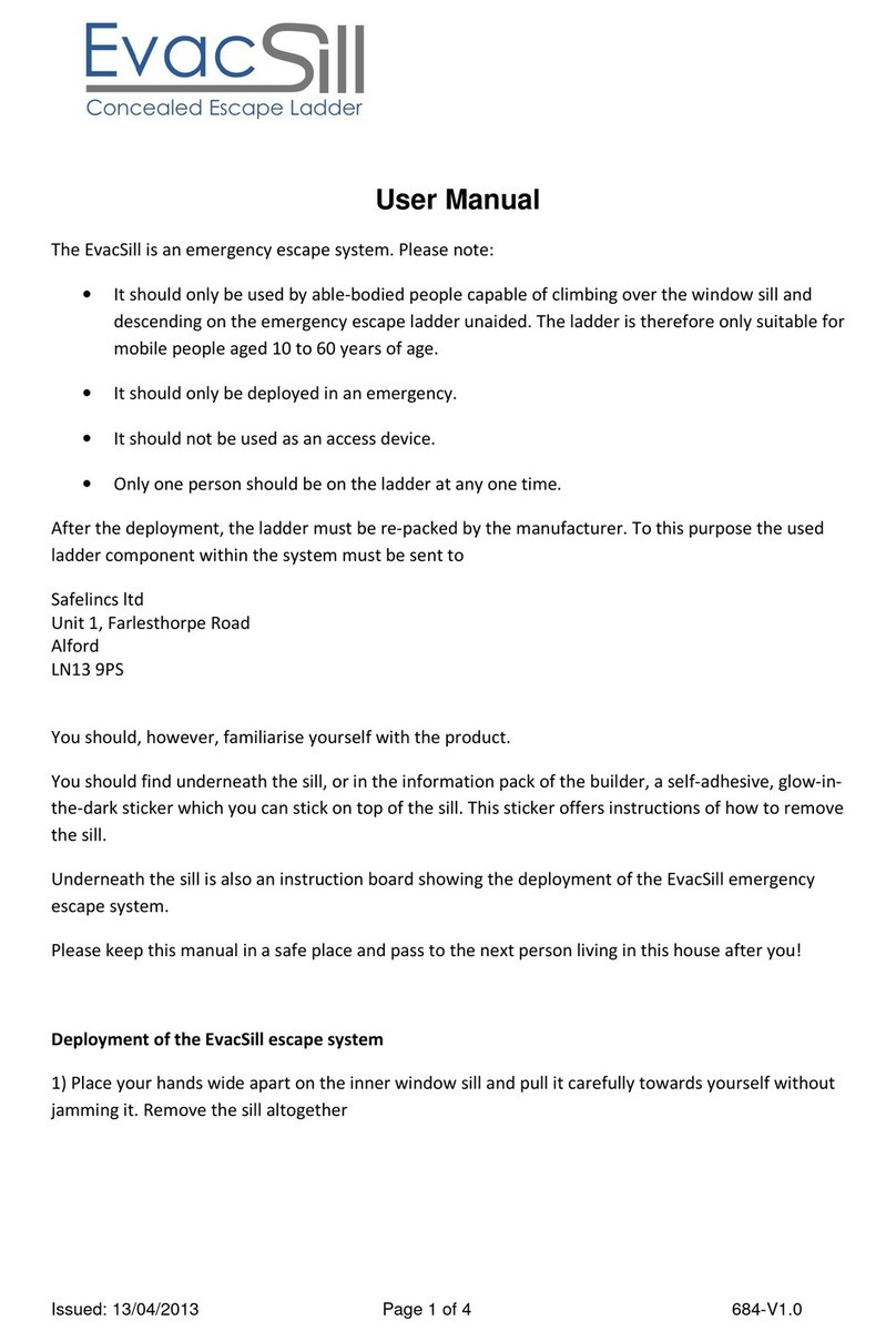Safelincs EvacSill user manual