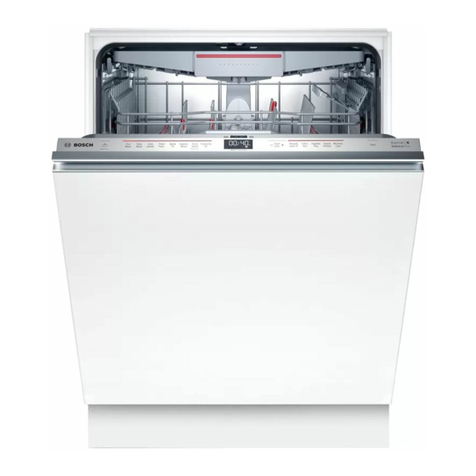 Bosch SMV6HCX01A User manual