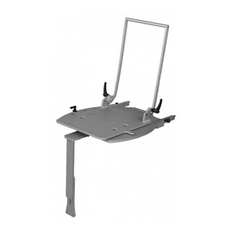 Medifab Carrot 3000 Swivel Base Installation and user manual