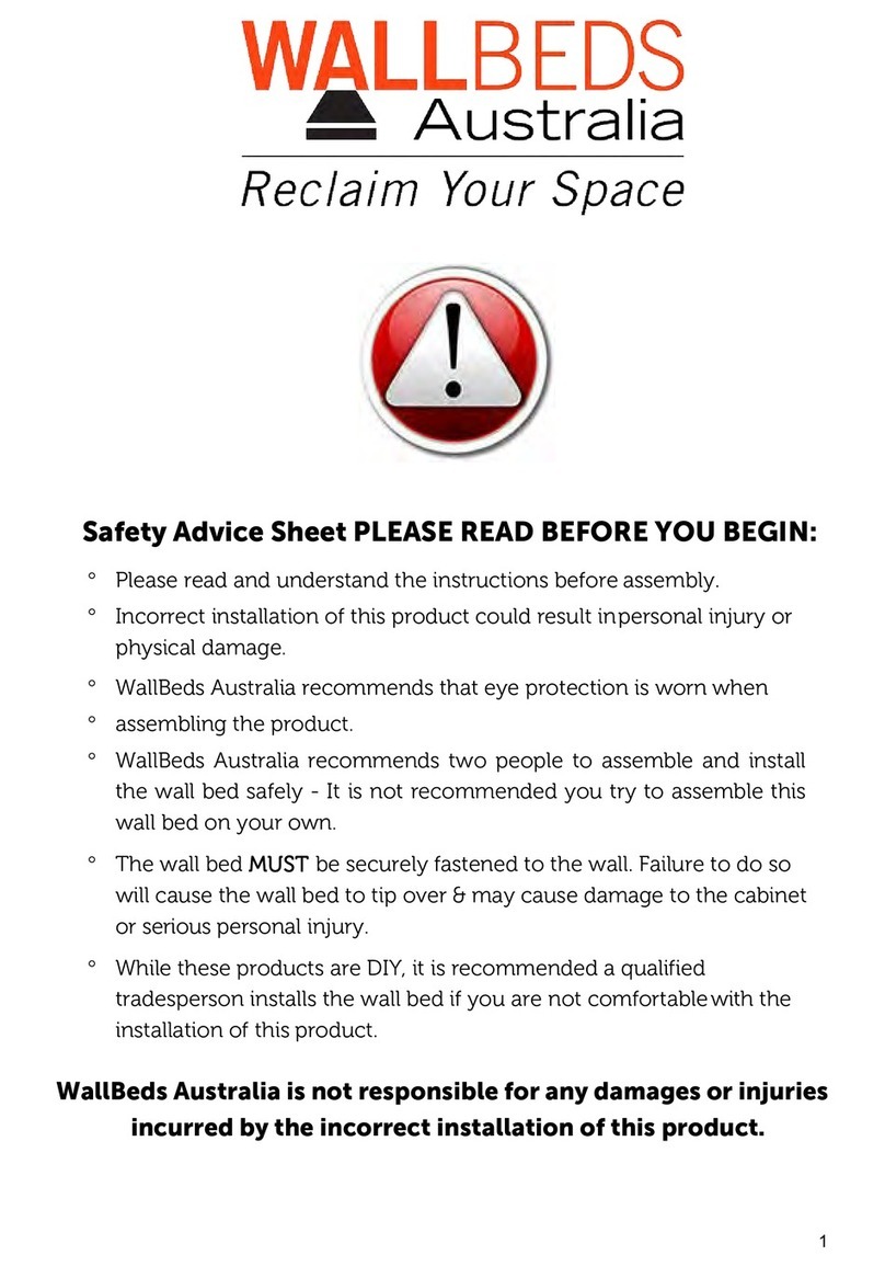 Wallbeds Alpha Bed Cabinetry Flat Pack Assembly instructions Wallbeds Alpha Bed Cabinetry Flat Pack Assembly instructions