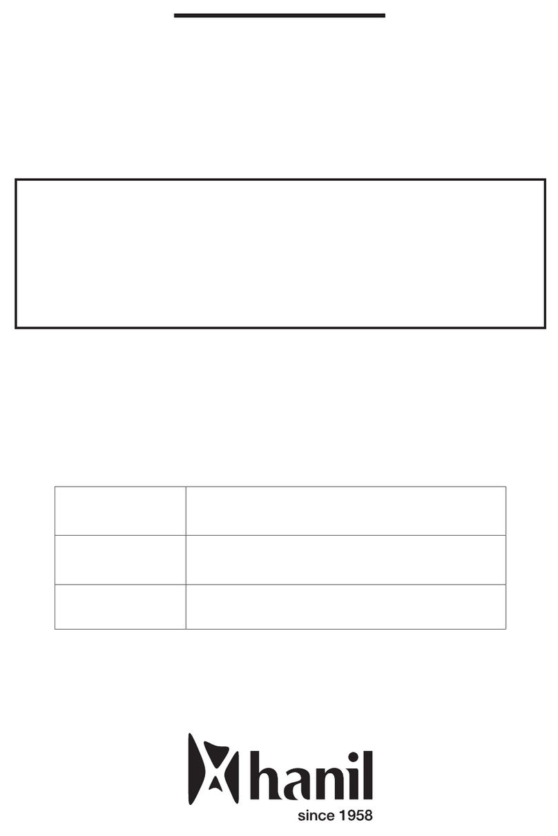 Hanil Micro 12 User manual