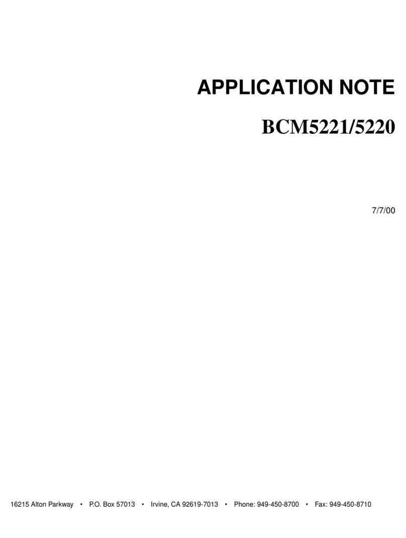 Broadcom BCM5221 Application note
