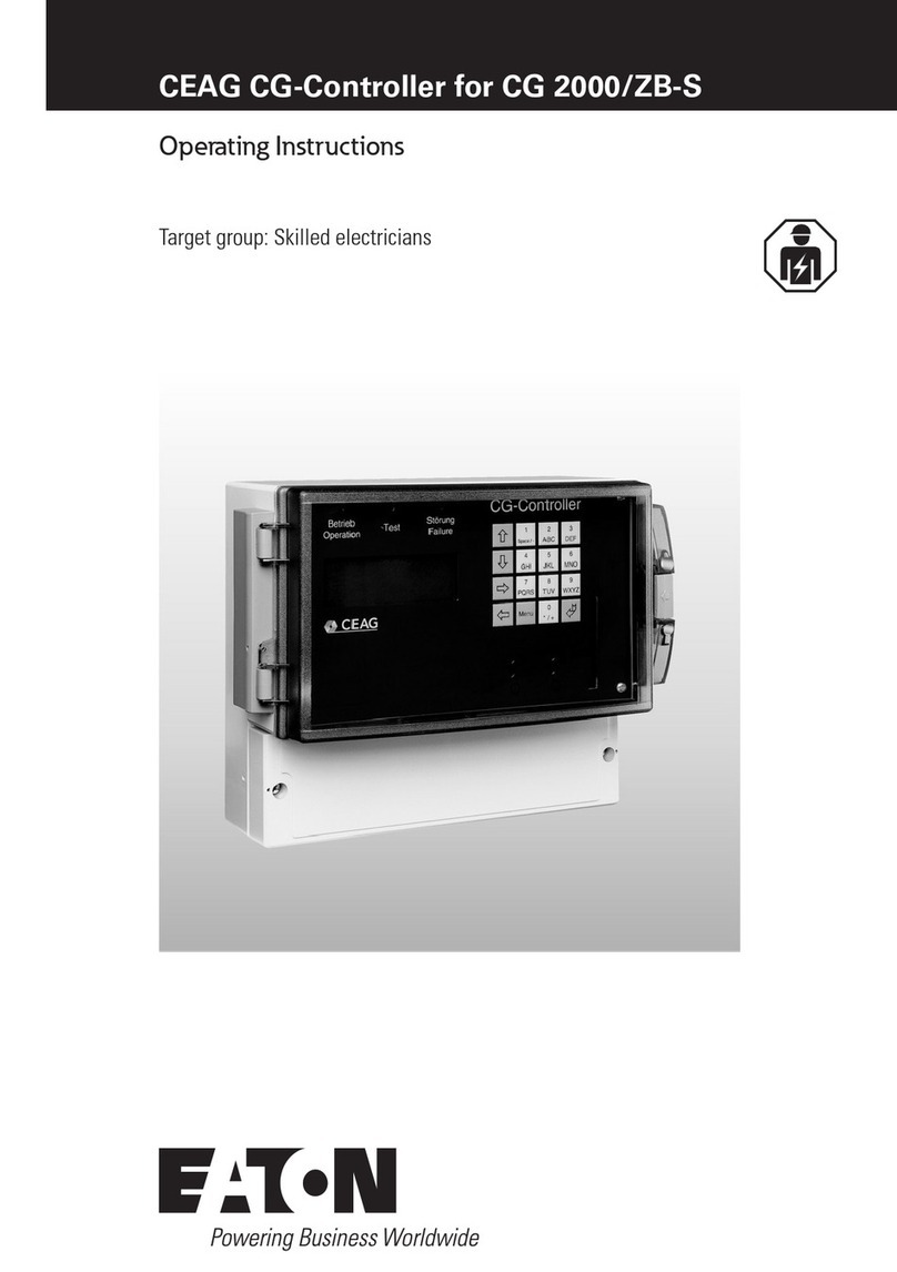 Eaton CEAG CG-Controller User manual