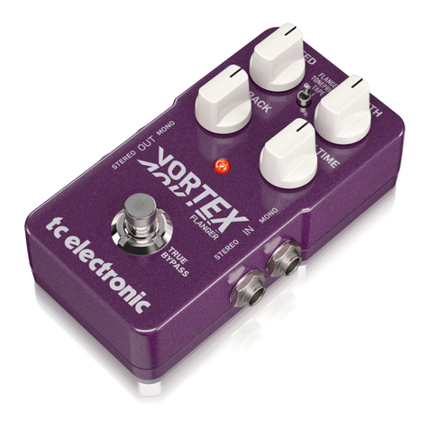 TC Electronic VORTEX FLANGER User manual