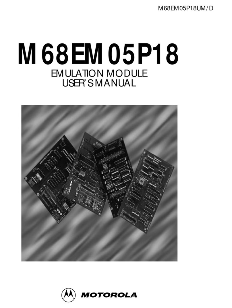 Motorola M68EM05P18 User manual