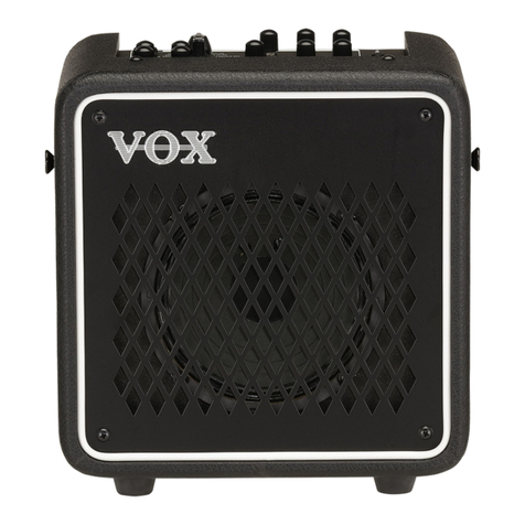 VOX Amplification MINI GO 3 User manual