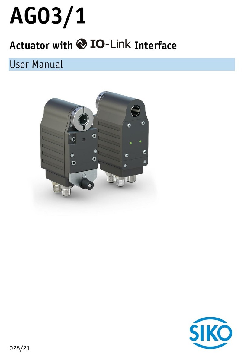 Siko AG03/1 User manual