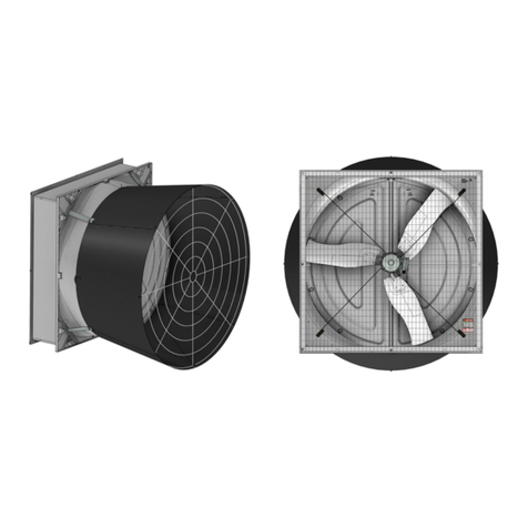 Chore-Time Endura 57" Fan Setup guide
