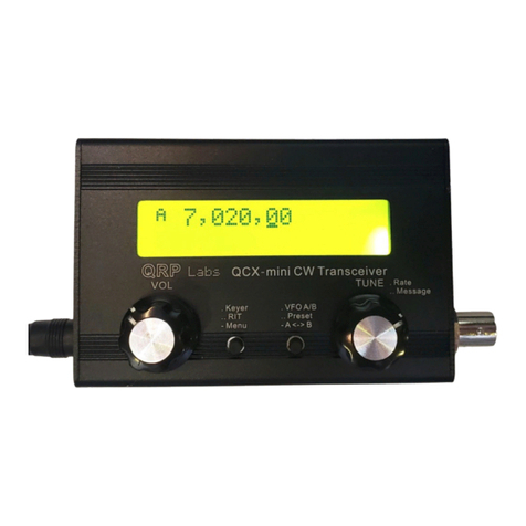 QRP Labs QCX-mini CW User manual