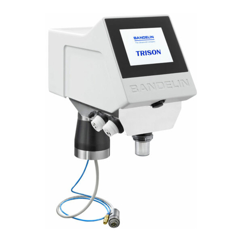 BANDELIN Trison 4000 User manual BANDELIN Trison 4000 User manual
