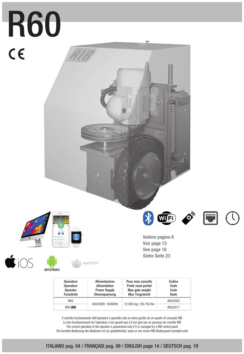RIB R60 manual