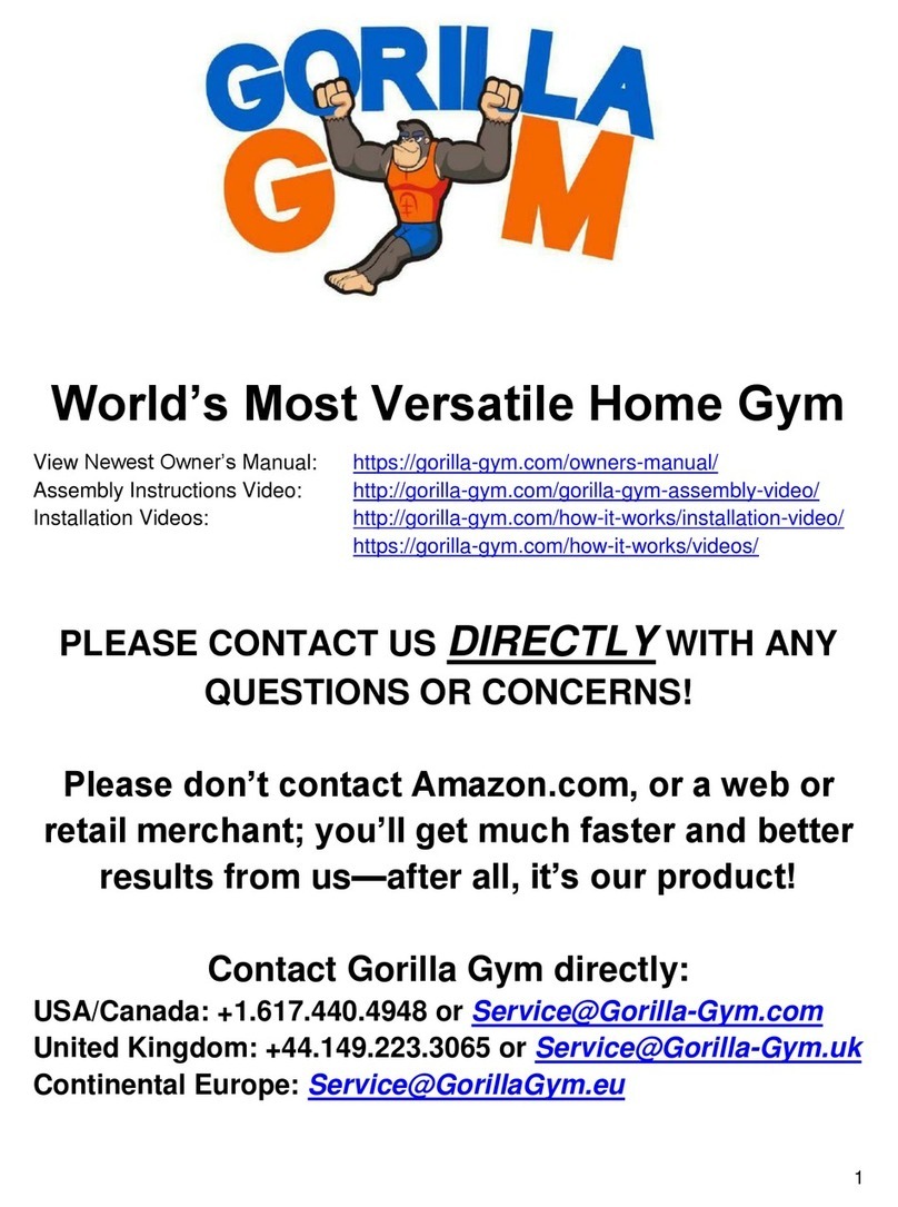 Gorilla Gym Gorilla Gym manual