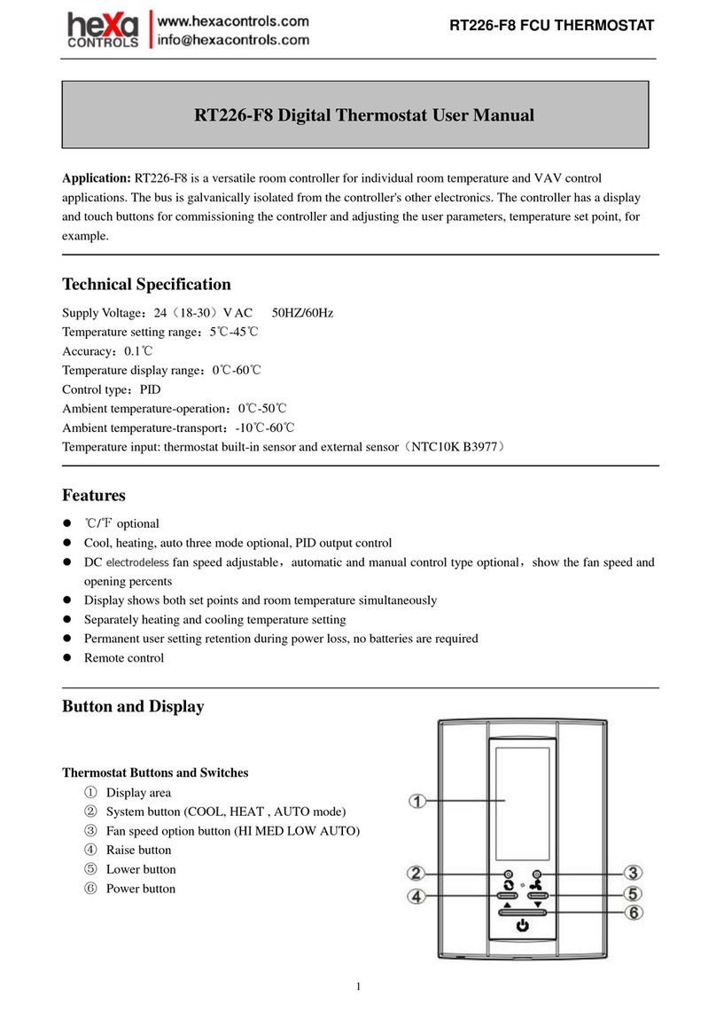 HEXA RT226-F8 user manual