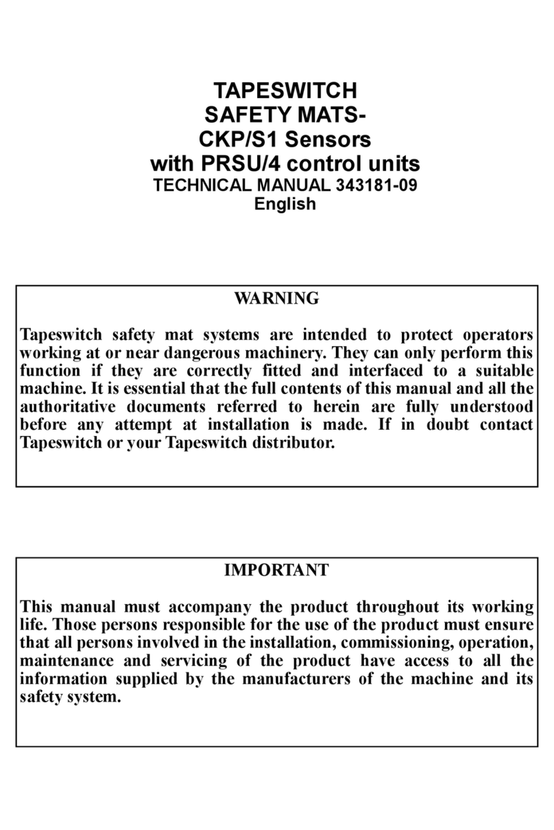 Tapeswitch CKP/S1 Technical manual