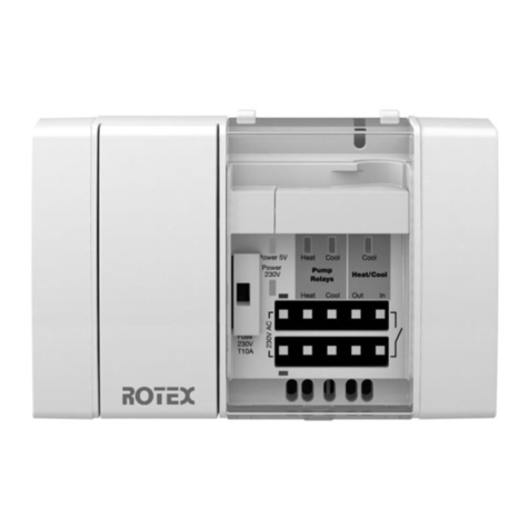 Rotex RoCon UFH operating instructions
