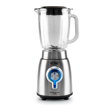 SOLAC ProMixter Inox 1500W User manual