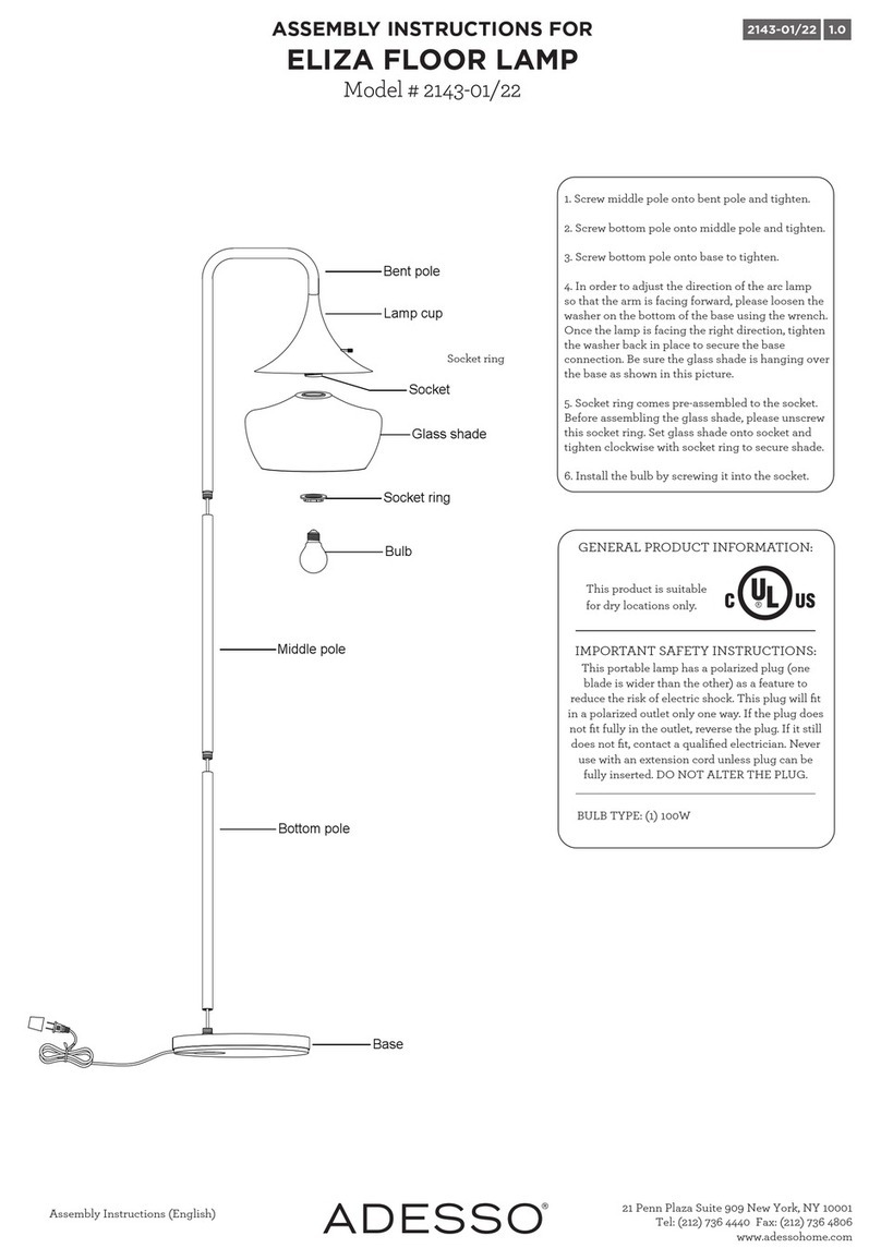 Adesso ELIZA 2143-01/22 Assembly instructions