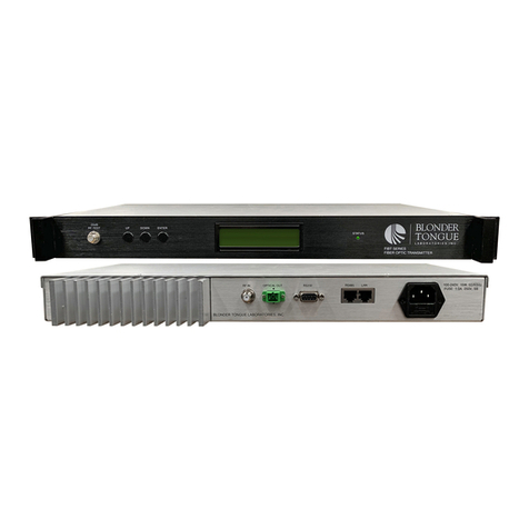 Blonder tongue FIBT-1310 Series General Installation Instructions