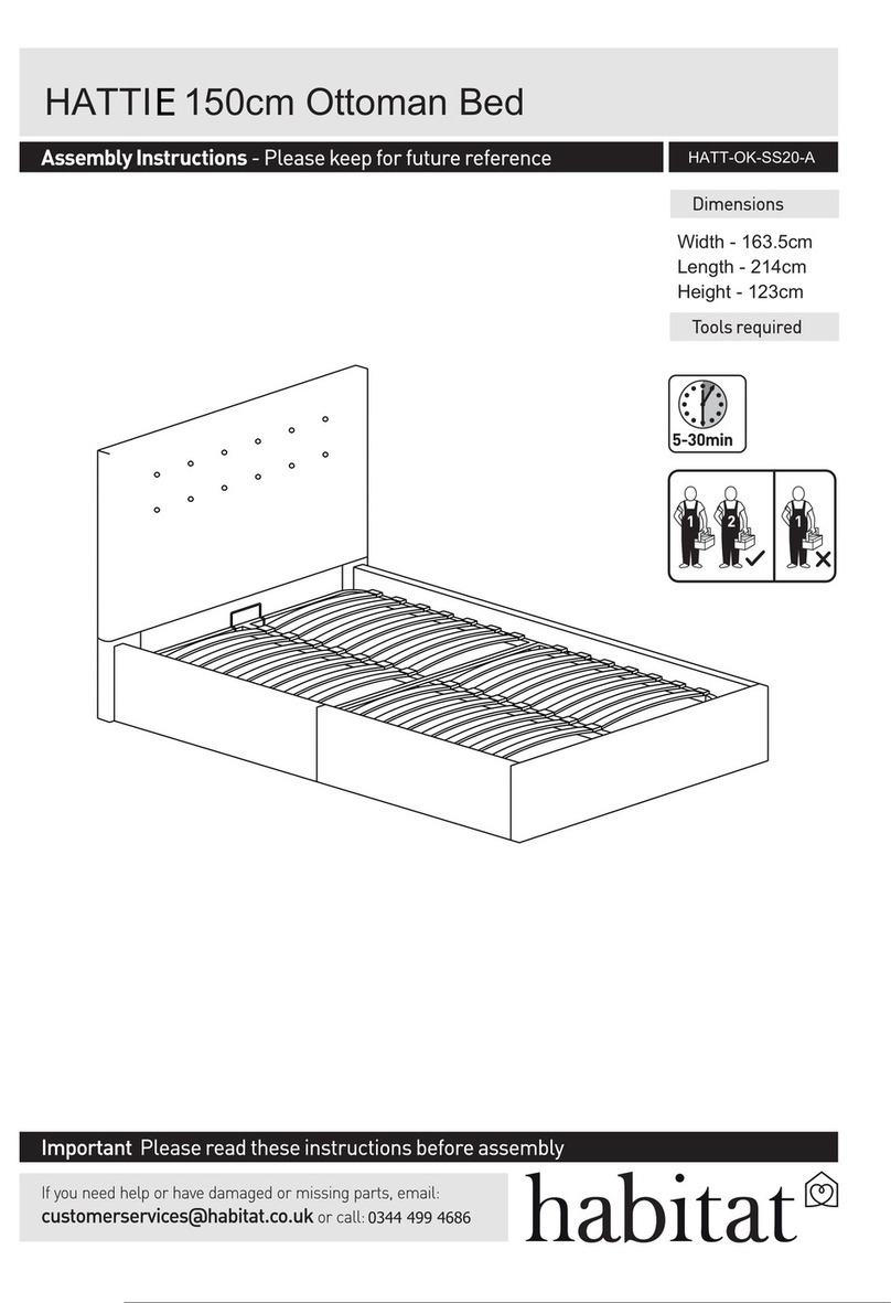 Habitat HATTIE HATT-OK-SS20-A Assembly instructions