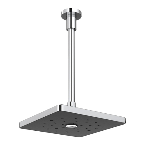 METHVEN SATINJET SQUARE OVERHEADDRENCHER installation guide