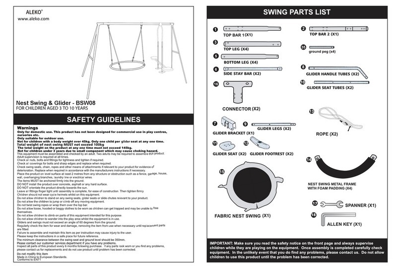 Aleko BSW08 quick start guide