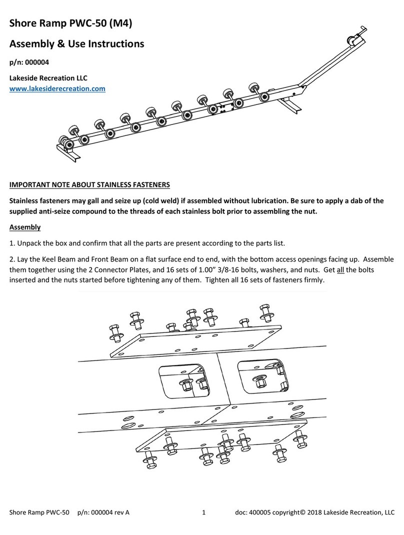 Lakeside PWC-50 M4 Assembly & use instructions
