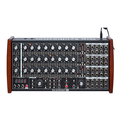 GRP Synthesizer R24 Owner's manual supplement