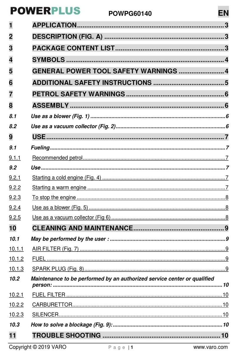 Powerplus POWPG60140 manual
