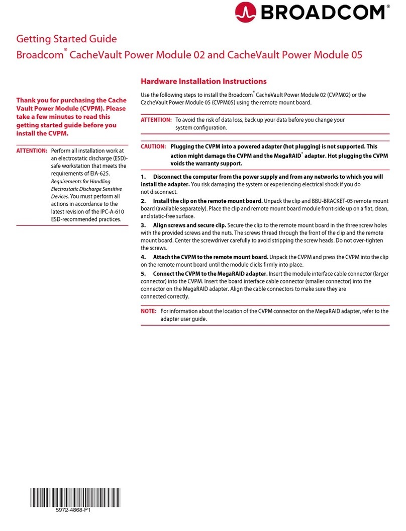 Broadcom CVPM02 User manual Broadcom CVPM02 User manual