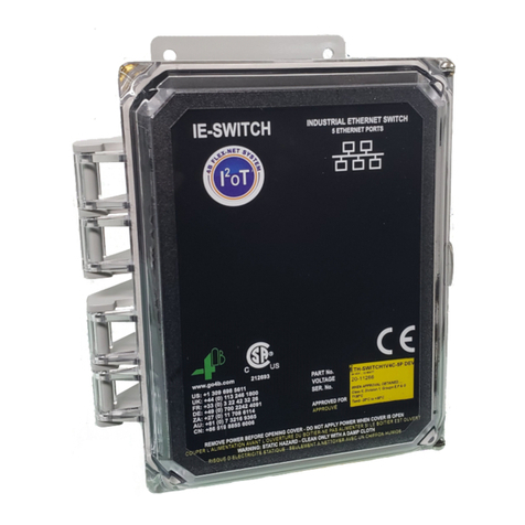 4B ETH-SWITCH1V4C-5P Operation manual