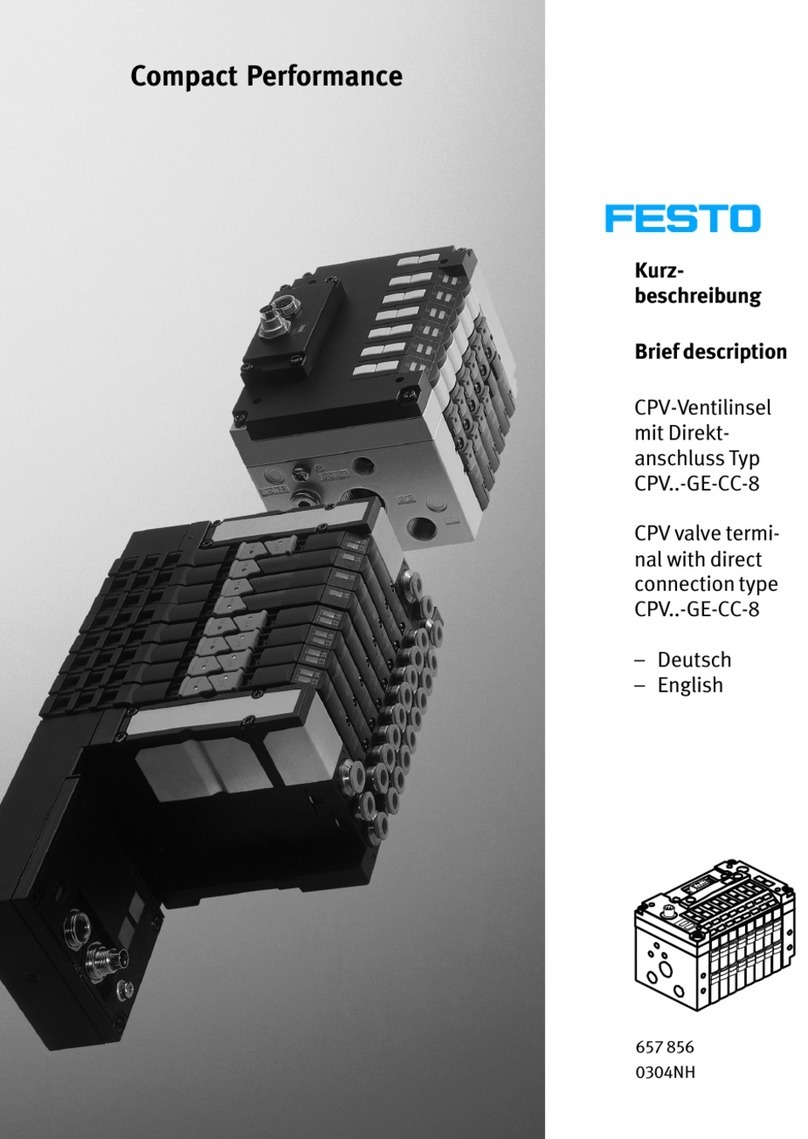 Festo CPV-GE-CC-8 Series Parts list manual