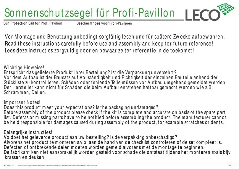 leco 13916 103 User manual