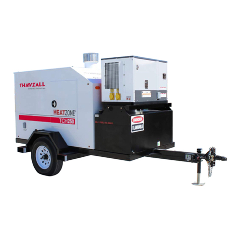 Tamarack Industries Thawzall HEATZONE TCH250 Operator's manual