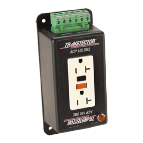 Infinite Transtector ACP 100DR2 Series User manual