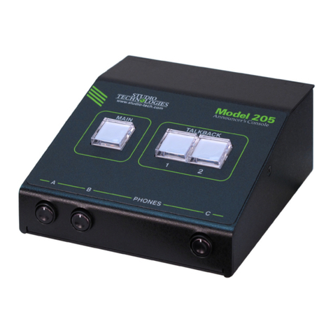 Studio Technologies 205 User manual