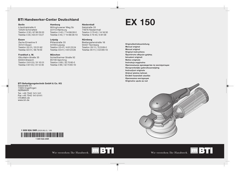 BTI EX 150 Original instructions