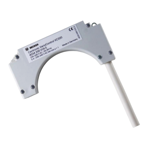 Becker Centronic VarioControl VC320 User manual