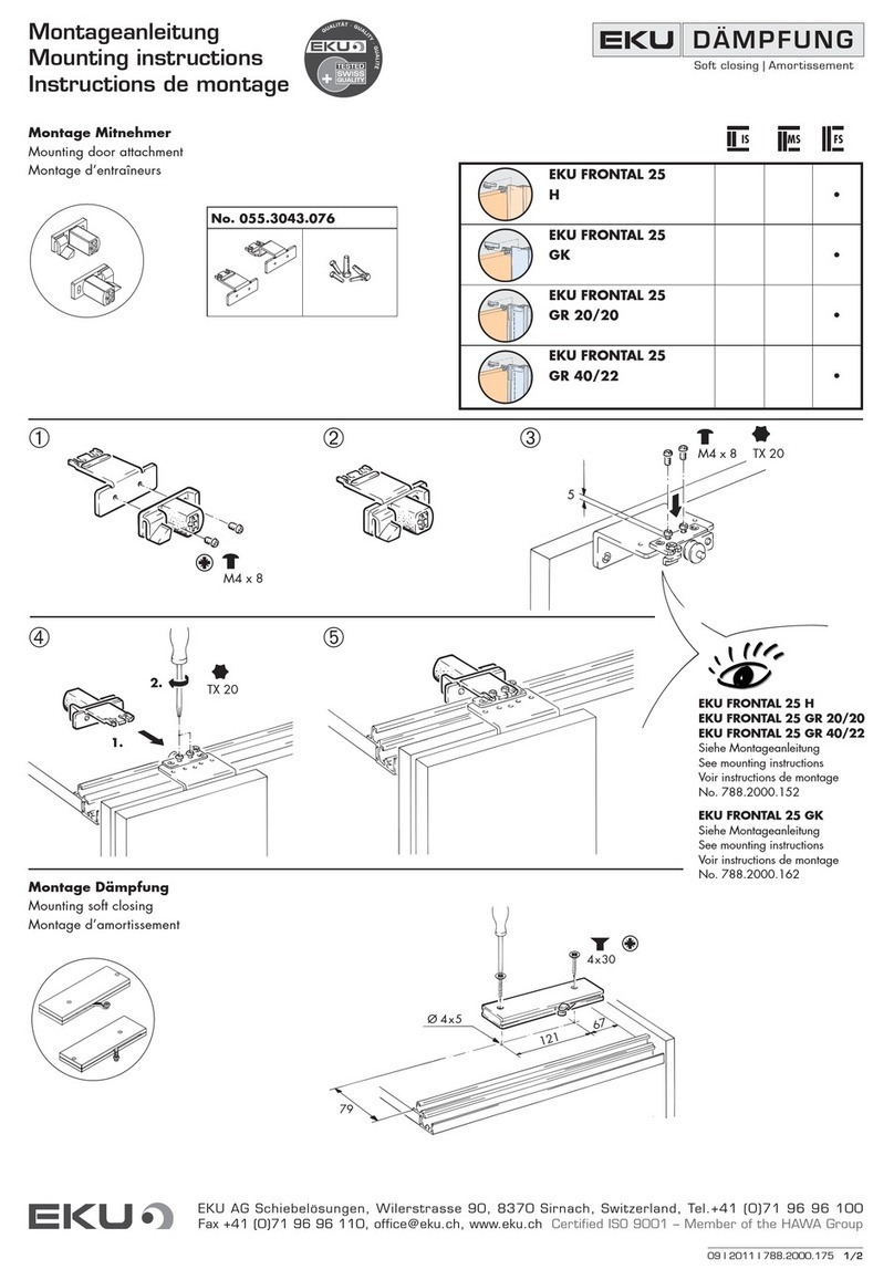 eku FRONTAL 25 H User manual